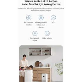 Resim Xiaomi Hepa Alerjik Filtreli Smart Air Purifier 4 Pro Akıllı Hava Temizleyici, 104 M² - 3lü Filtreleme 