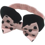 Resim Kayra Penye Bandana Kız Bebek Cocuk Mınnıe Sac Bandı 