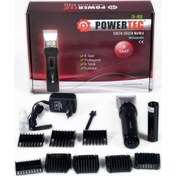 Resim Powertec TR-800 8 Başlıklı Şarjlı Kuru Saç-Sakal Çok Amaçlı Tıraş Makinesi 