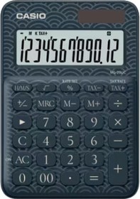 Resim Casio Ms-20uc-jbu 12 Hane Lacivert Desenli Masa Üstü Hesap Makinesi Diğer 