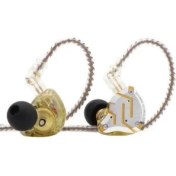 Resim Kz ZS10 Pro 4ba+1dd Hibrit Kulaklık Gold 