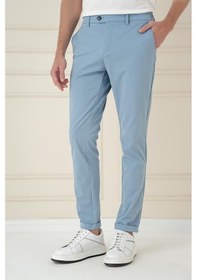 Resim Efor Comfort Fit Beli Lastikli Esnek Casual Havacı Mavi Pantolon P 1173 Mavi 