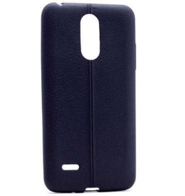 Resim Lg K8 2017 Kılıf Deri Görünümlü Ince Silikon Taksim Kapak 