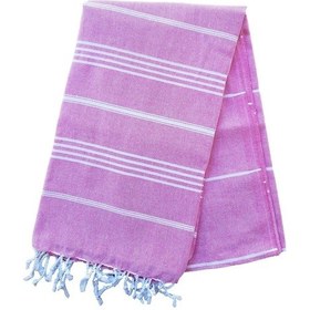 Resim Sultan Peştemal Havlu 100 Pamuklu Deniz Plaj Banyo Peştemali 100x180 Cm Pembe 