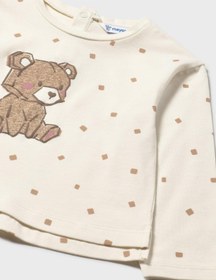Resim MAYORAL Kız Bebek Sweatshirt Krem 