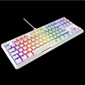 Resim Rampage Claw Beyaz Red Swıtch Mekanik Gaming Oyuncu Klavye Rainbow Tkl Rampage 