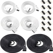 Resim 4-Pin RGBW Uzatma Kablosu, 30cm'den 5m'ye, 1M, 2M, 3M - Ev, Parti ve Etkinlik Aydınlatması için Dayanıklı 5050, 3528, 2835 LED Şerit Bağlayıcı, Etkinlik Aydınlatması | Modern Kablolama Tasarımı | Dayanıklı Kablolama 