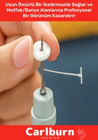 Resim Carlburn Özel Üretim Yorgan Kılıfı Çarşaf Tutucu Sabitleyici Yatak Düzenleyici Kumaş Sabitleme Düğme 48 Adet 