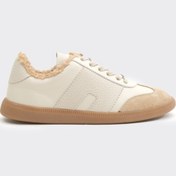 Resim Derinet Hakiki Deri Comfort Taban Kürklü Kadın Sneaker 