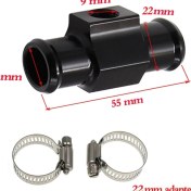 Resim Xiyu Shop 22 mm Sensör Stili Koso Motosiklet Termometre Yamxha Nmax Xmax Tmax LED Dijital Ekran Su Sıcaklık Adaptörü Sensörü Aksesuarları Seti (Yurt Dışından) 
