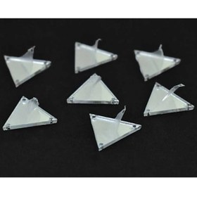 Resim YENİ HEDİYELİK DÜNYAM Göz Alıcı Parlak Delikli Yapışkanlı Akrilik 2cm 30 Adet 