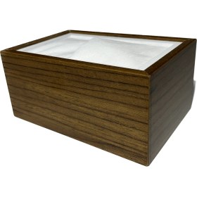 Resim Mimoza Ahşap Masaüstü Yatay Peçetelik Dispenser 