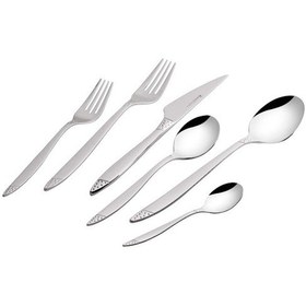 Resim Karaca Bore Platin 6 Kişilik 36 Parça Çatal Kaşık Bıçak Takımı 