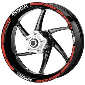 Resim Deeb Mondial Jant Şeridi Kırmızı Beyaz Model X N11.34676 