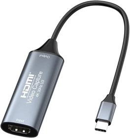 Resim Coverzone 4K USB C 2.0 Type-C Video Capture Görüntü Yakalama Adaptörü Usb 4K 30Hz Akış Öğretim Video Konferans veya Canlı Yayın için Oyun Yakalama Kartı (HDMI aktarma için Kullanılmaz) 