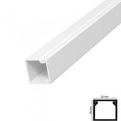 Resim Skygo Kablo Kanalı 25x25 mm 2 Metre Yapışkan Bantlı 4 Adet 