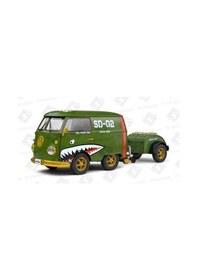Resim Solido Volkswagen Kool Kombi 1950 Army Fighter 