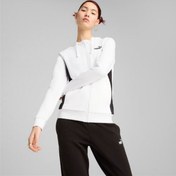 Resim Puma Hooded Sweat Suit Beyaz Kadın Eşofman Takımı – 685077 02 
