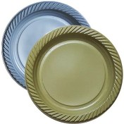 Resim Plastik Tabak 22 Cm (25 Adet) 