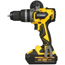Resim Rtrmax Akülü Darbeli Matkap Kömürsüz 70 Nm 2x4 Ah Plus Akü X-lıon 