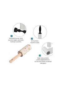 Resim Kedi/köpek Tüy Toplama Rulosu - D-pet - Tekli - Açık Pembe 8667 
