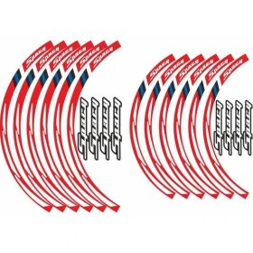 Resim Sevenkardeşler Honda Spacy Uyumlu Kırmızı 1 Set Jant Şeridi 