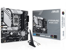 Resim Asus Prime B760M-A WIFI B760 DDR5 mATX HD DP WIFI BT RGB M2 1700p Anakart Siyah 