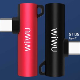 Resim Wiwu ST05 Type-C Ses Adaptörü - Gri 