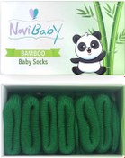 Resim Novibaby 3'lü Bambu Yenidoğan Bebek Çorabı I Pine Green I 0-6 ay "Karışık Renkli" 