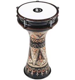 Resim Agean Copper Fiske Darbuka With Hand Engraving No: 3 Darbuka 