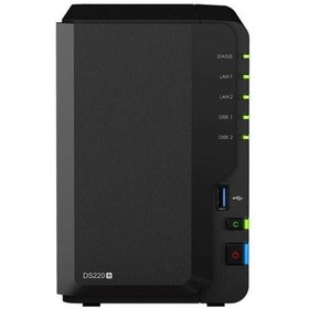 Resim Genel Markalar Ds220 Plus Celeron Dc- 2 Gb Ram- 2-diskli Nas Server (DİSKSİZ) 