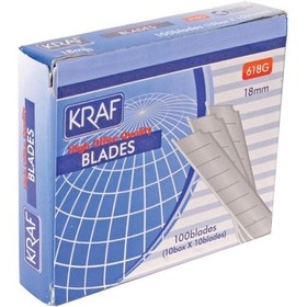 Resim Kraf Maket Bıçağı Yedeği Geniş 100 Lü Kutu 