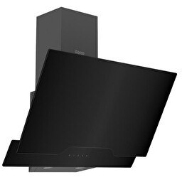 Resim Ferre D063 Çift Camlı Girintili Dokunmatik 60 CM Siyah Davlumbaz 