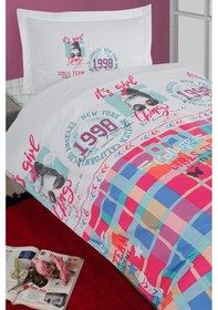 Resim Ranforce Genç Nevresim Takımı Deff Kırmızı 