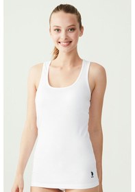 Resim U.S. Polo Assn. Kadın Beyaz Sporcu Atlet 66001 