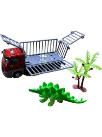 Resim Metal Çek Bırak Dinozorlu Taşıma Kamyonu 