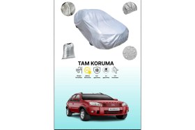 Resim Dokaca Gri Ford Ecosport 2004 - 2012 Uyumulu Oto Branda, Araba Brandası, Koruyucu Örtü 