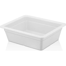Resim Külsan 11200.CW - Happy Chef Gn. 1/2 Krem Beyaz Küvet 26,5 x 32,5 Cm, Thermoset Melamin 