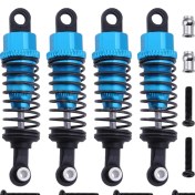 Resim Spibicyy Adet Alüminyum Amortisör Montajlı Yedek A949-55 1/18 Wltoys A959 Rc Araba A969 A979 K929 Yükseltme Parçaları Mavi (Yurt Dışından) 