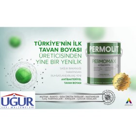 Resim Permolit Permomax Antıbakteriyel Küf Önleyici Tavan Boyası 