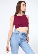 Resim AFŞAR MODA Kadın Rambo Crop Bluz 