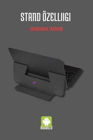 Resim Fuchsia Galaxy Tab A8 10.5" SM-X200 2021 ile Uyumlu Savvy Bluetooh Bağlantılı Standlı Klavyeli Tablet Kılıfı 
