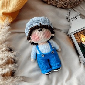 Resim Amigurumi Gilbert Oyuncak - Mavi 
