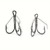 Resim Rompin Treble Balık Çengelli - Yüksek Mukavemetli Karbon Çelik Ankraj Çengelli, Lürek Dönüşümü için, Yosun Önleme için Tel Koruma Uçları, 6-Lı Paket Demeti (Boyut Seçimi için Lütfen SKU'ya Başvurun) 