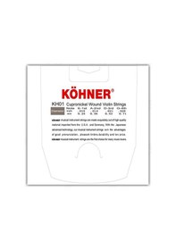 Resim Köhner Kh-01 Profesyonel Keman Teli (4/4) 