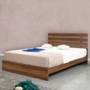 Resim Pasific Home Huga Çift Kişilik 140 X 190 Başlıklı Karyola, Ceviz 