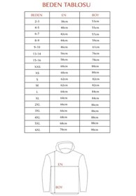 Resim LAND MODA Kar Maskeli Ninja Unisex Sweatshirt Hırka 2iplik kalın polar 