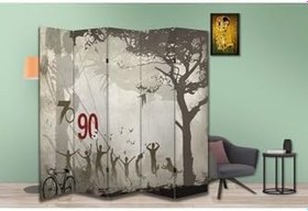 Resim Yaşam Temalı Özel Tasarım Paravan Room Divider PRV1221, 180 x 180 