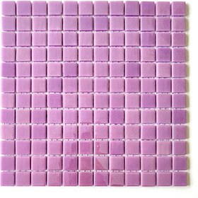 Resim MozaiKristaL Tüm Yüzeylere Uygulanabilir 25x25mm. Lila, 31.5x31.5cm. Fileli Cam Mozaik. ( 1 M2 Fiyatı ) 