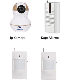 Resim Angel Eye Angeleye Ks-512 Full Hd Wifi Ev Ve Bebek Ip Kamera 4in1 Full Set 